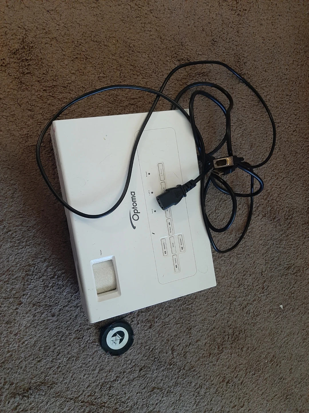 Optoma DLP Projector White+new spare Bulb