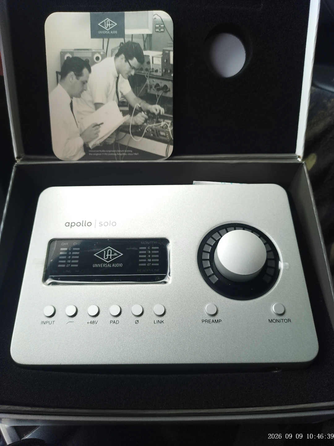 Apollo Solo USB Audio Interface - Heritage Edition - photo 2