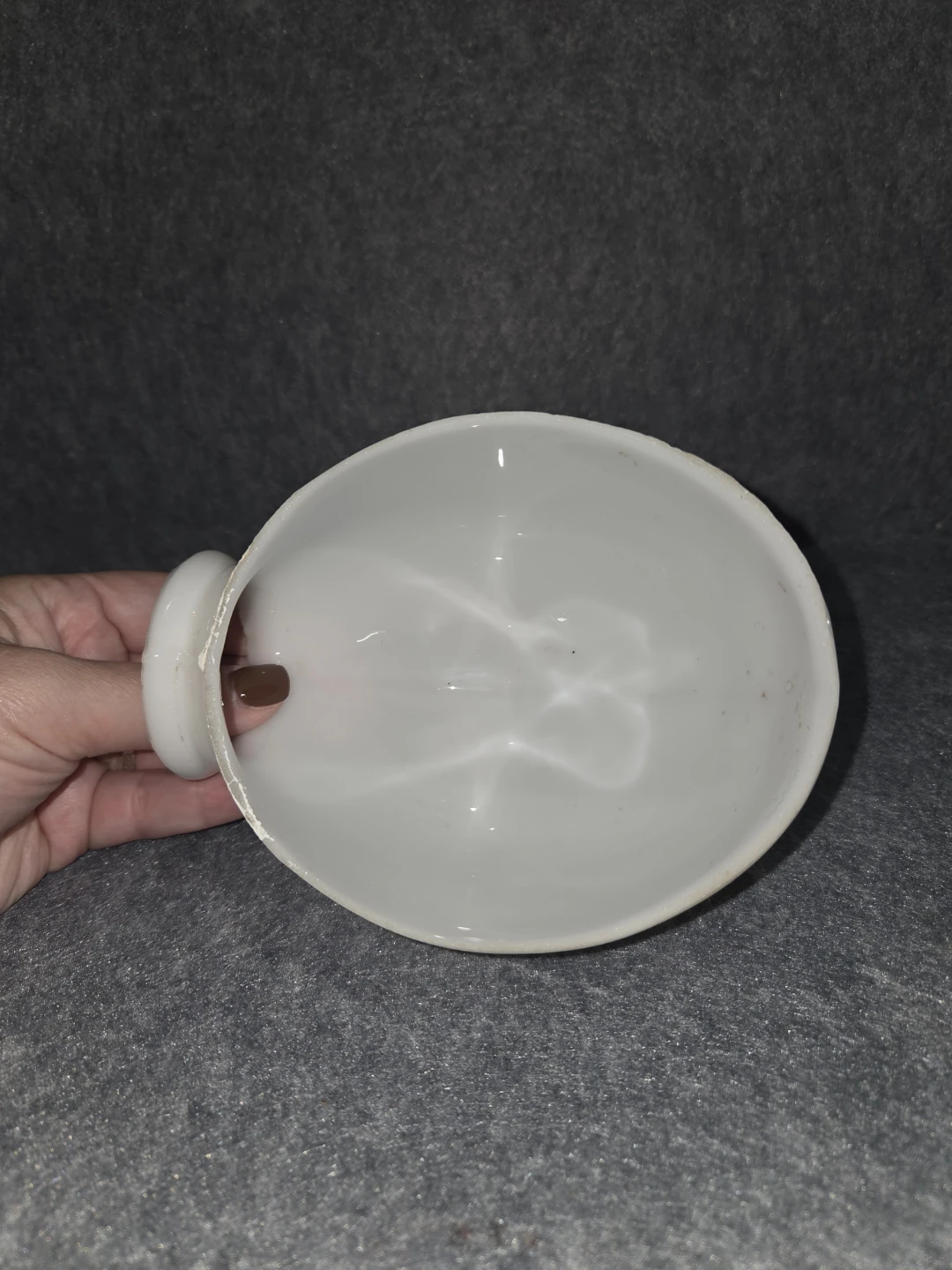 White Milk Glass Light Shade - photo 4