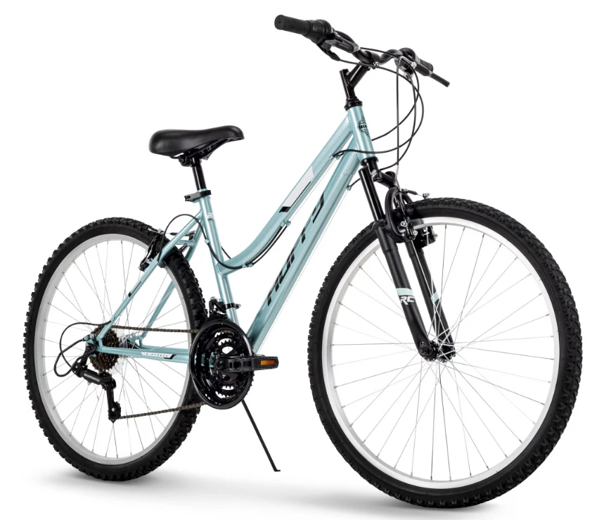 Huffy 26" Rock Creek Mountain Bike, Fits Riders 60"+, Teal