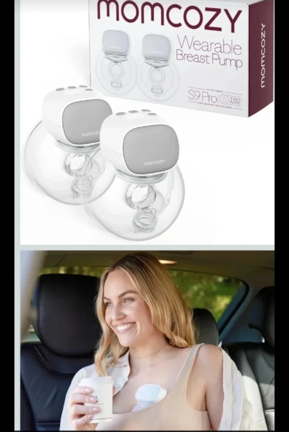 New Momcozy S9 Pro Updated Hands Free Breast Pump, Wearable