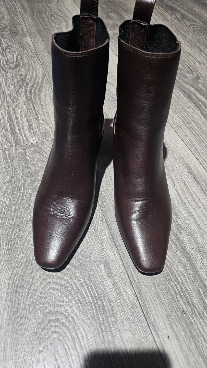Madewell Brown Leather Chelsea Boots