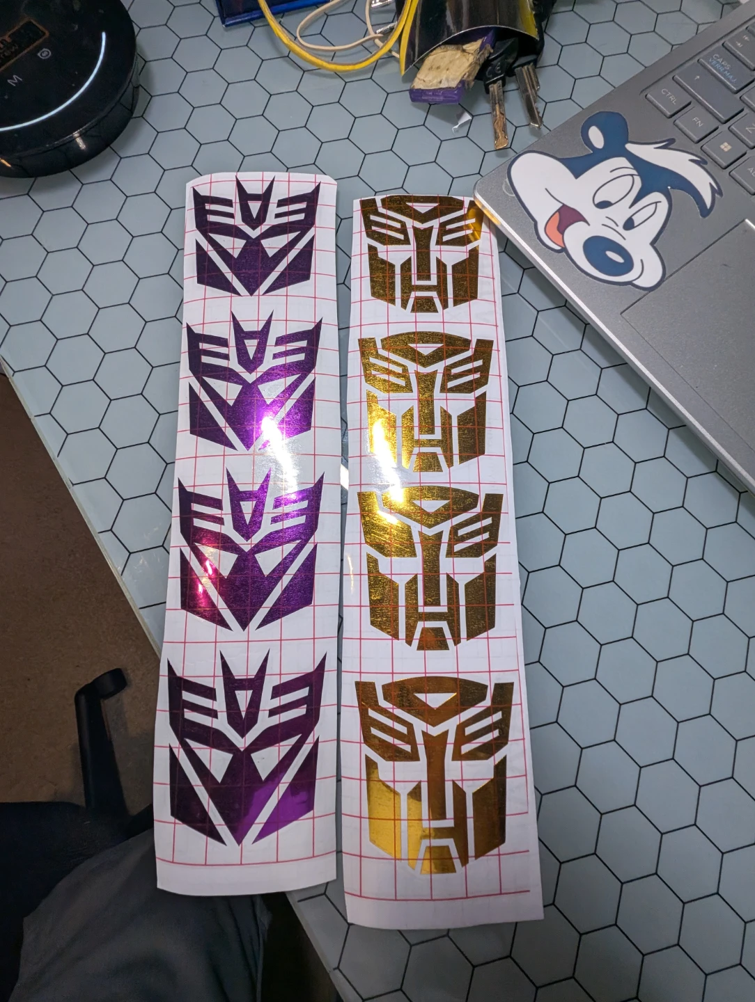Transformers Vinyl Decals