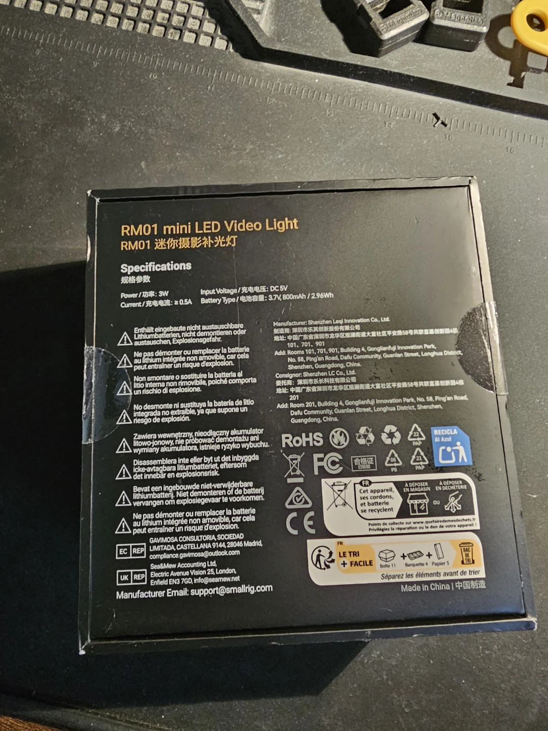SmallRig RM01 Mini LED Video Lighting Kit - photo 3