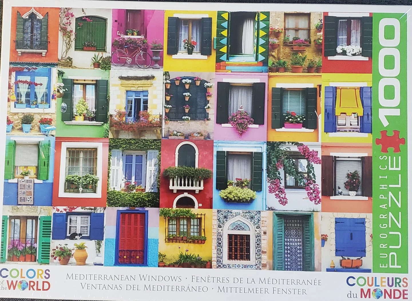 BRAND NEW 1000 Piece Eurographics puzzle: Mediterranean Windows - photo 2