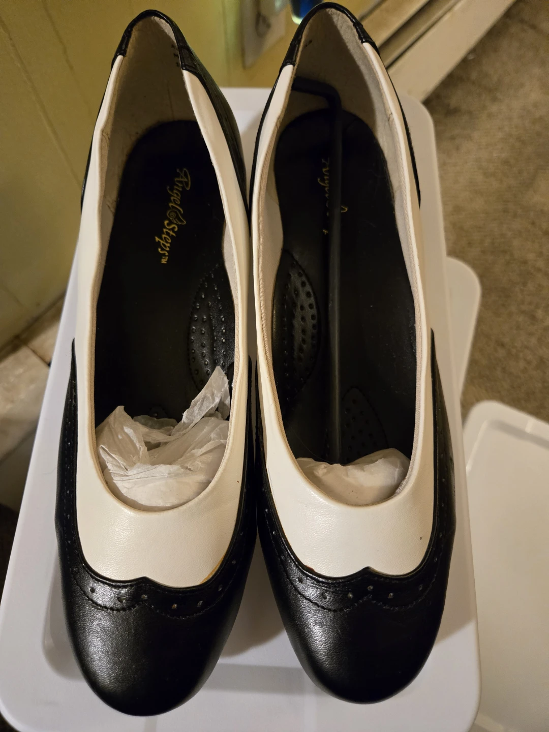 Angel Steps Two-Tone Loafers