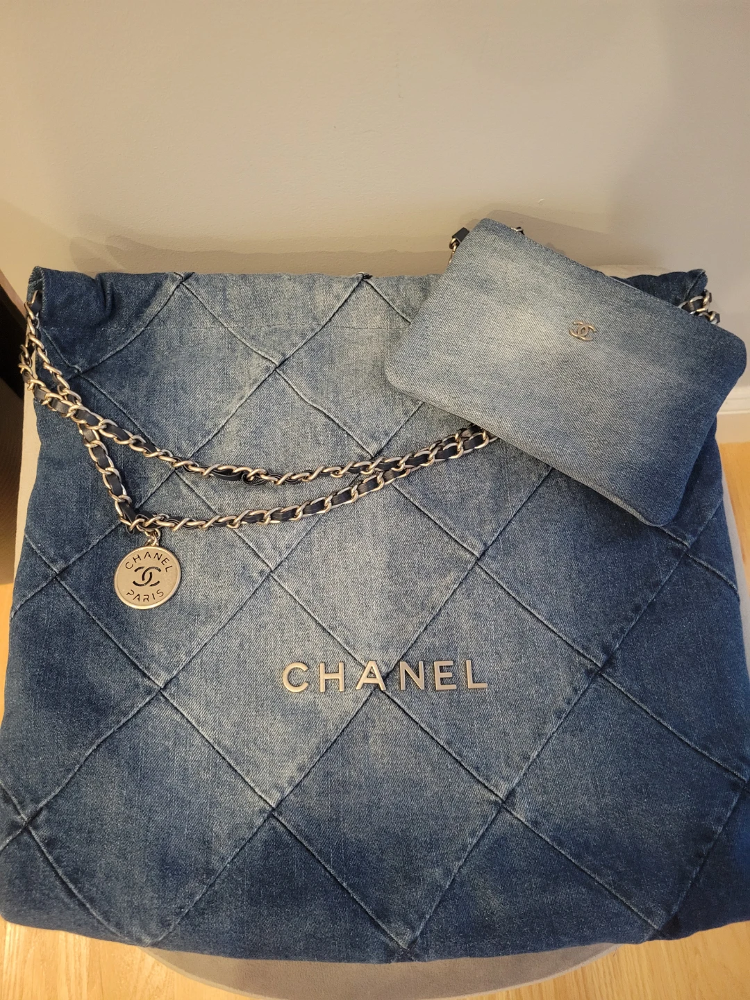 Chanel Denim Patchwork Handbag