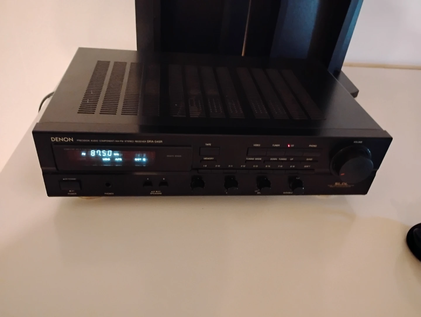 Denon DRA-345R Stereo Receiver with Speakers and Stands - photo 2