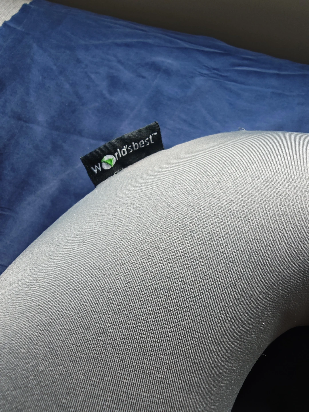 World's Best Travel Pillow - Grey - photo 2