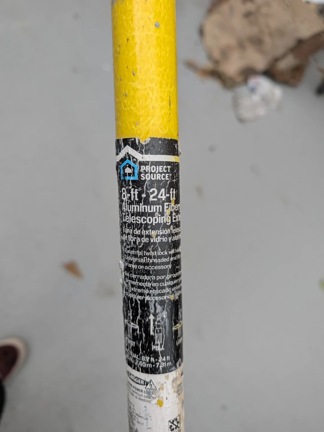 Project Source Telescoping Extension Pole 8ft-24ft - photo 2