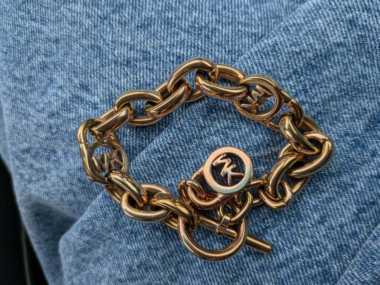 Michael Kors Gold Tone Link Bracelet