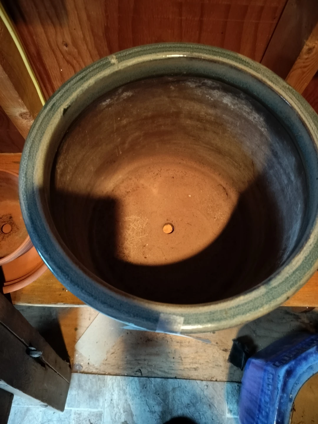 Glazed Clay Plant Pot - photo 2