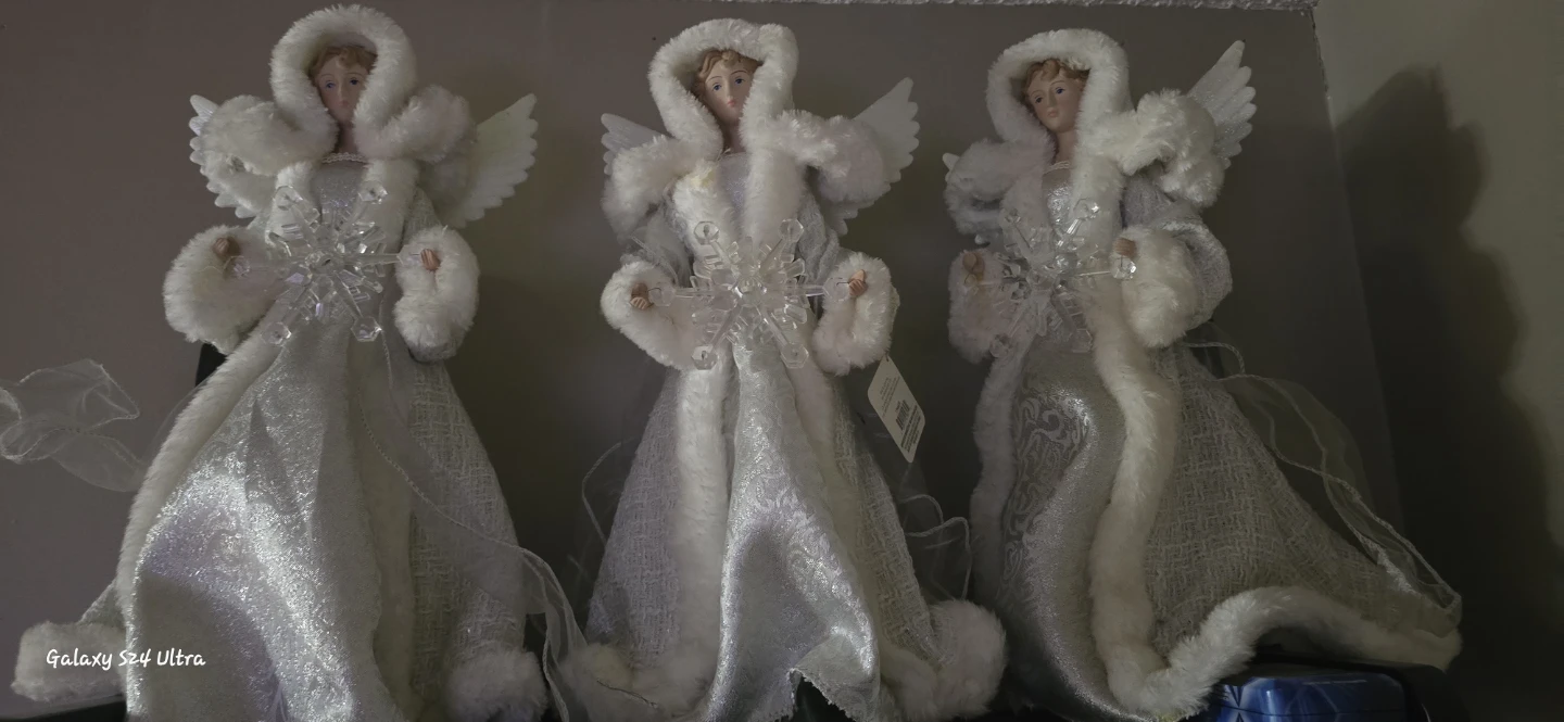 Three Decorative Christmas Angels