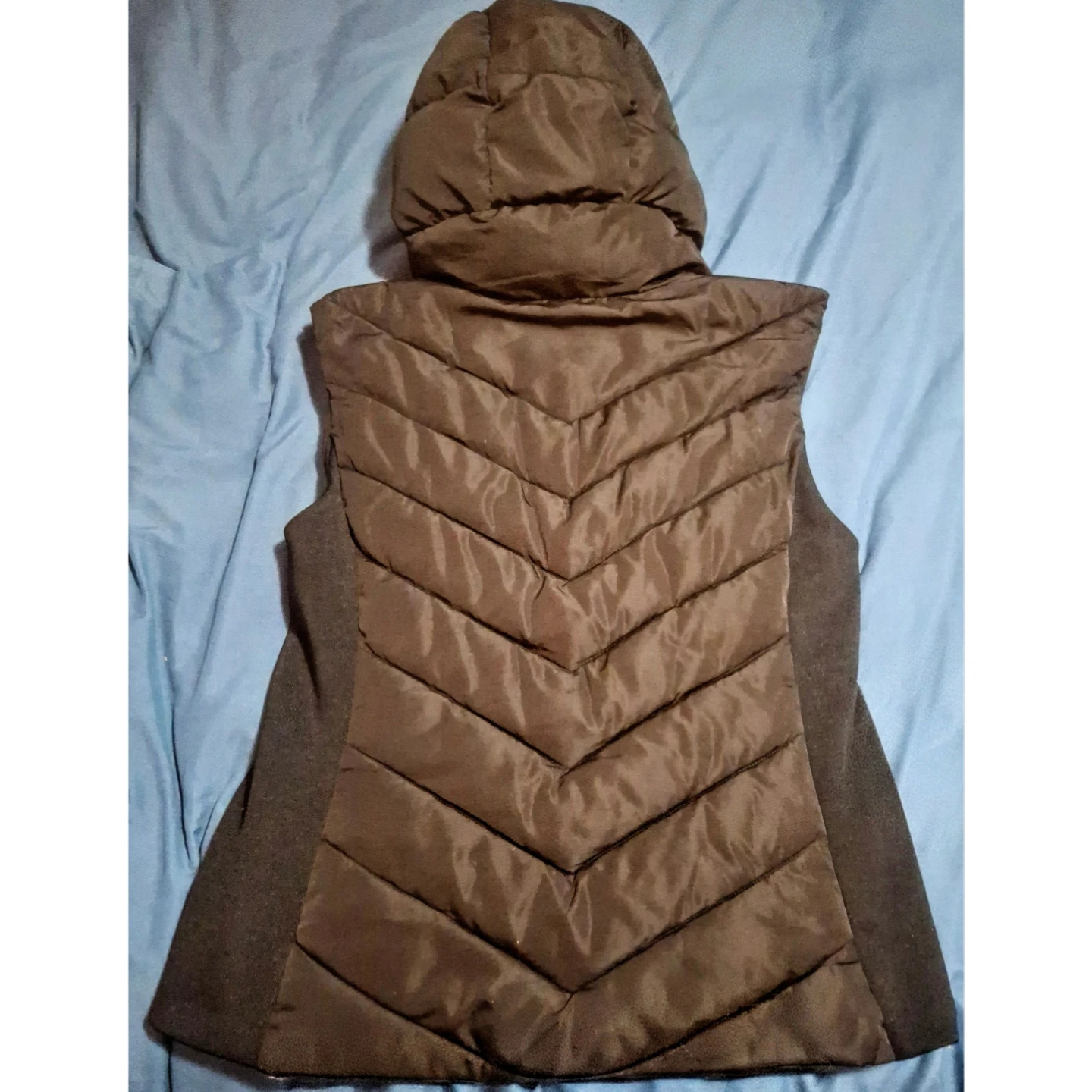 Zara Fitted Hooded Puffer Vest – Black – Size XL (8073/213) - photo 2