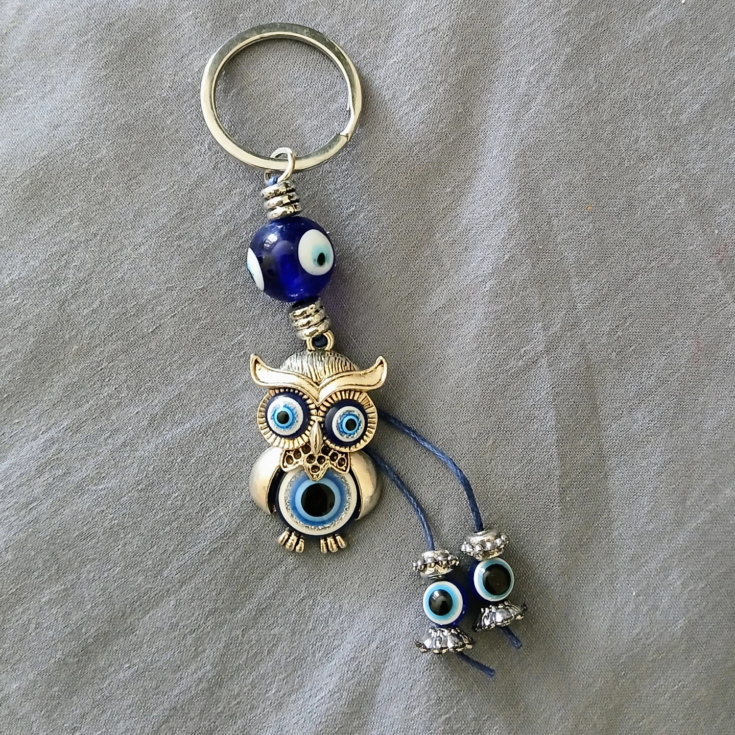 Owl Evil Eye Keychain 🏈