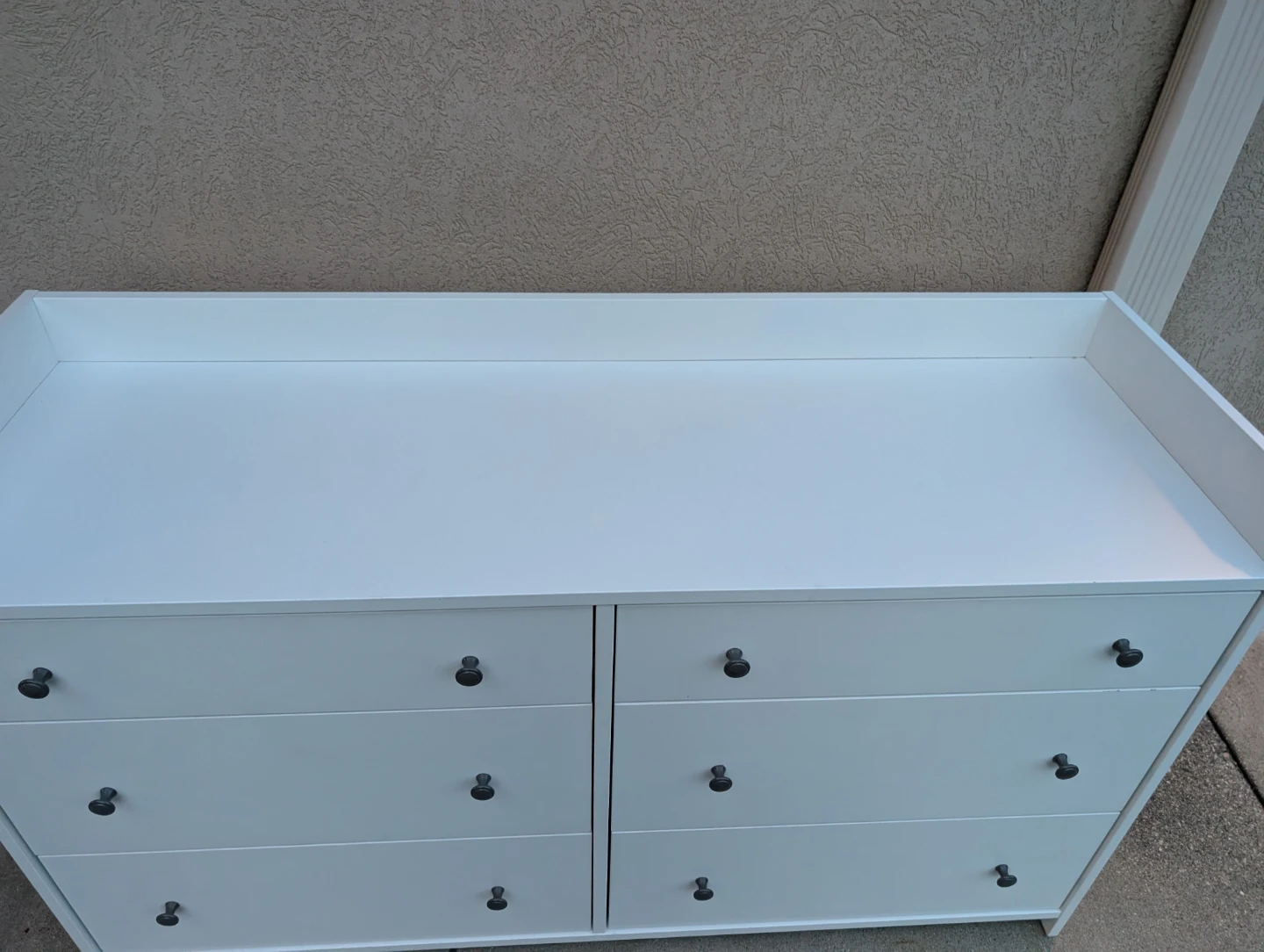 White 6-Drawer Dresser - photo 2