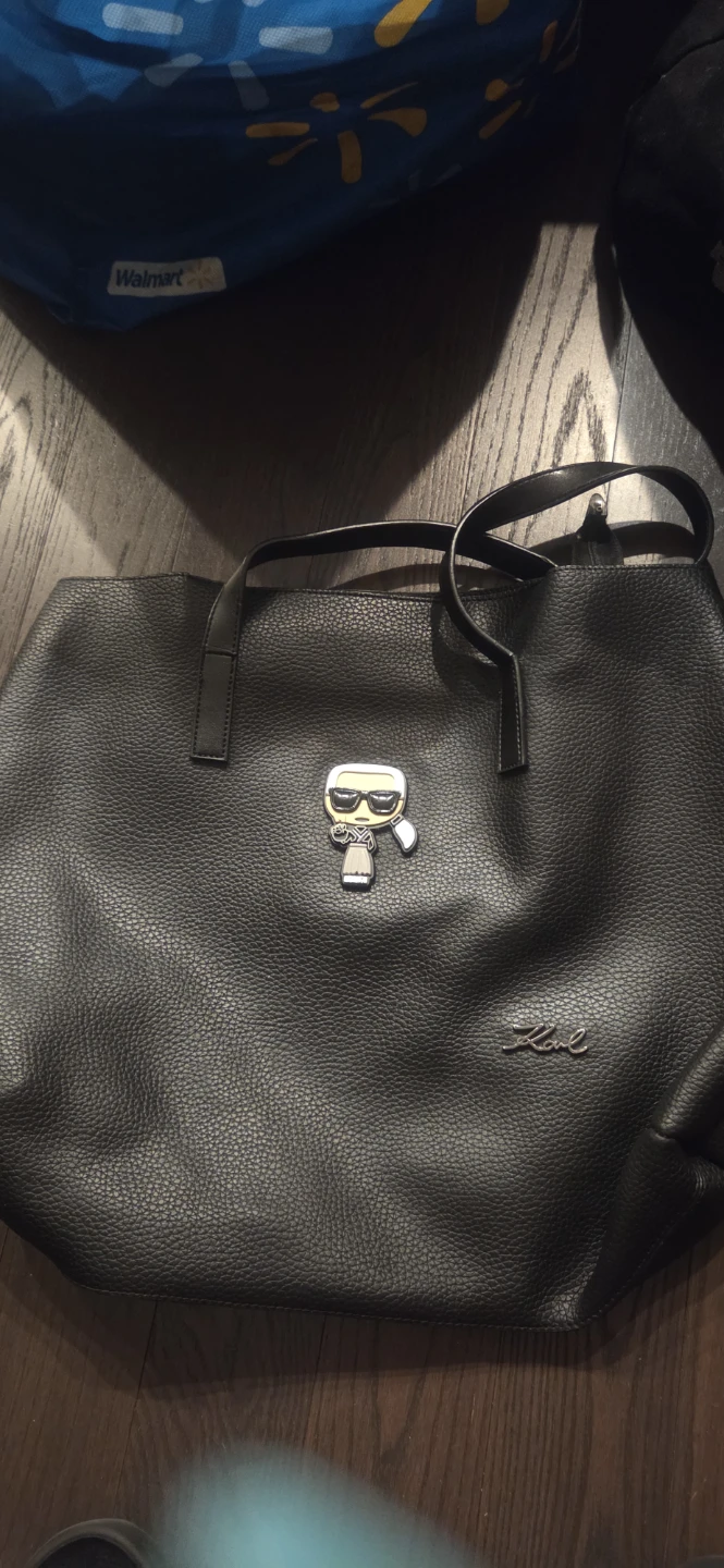Karl Lagerfeld Black Tote Bag