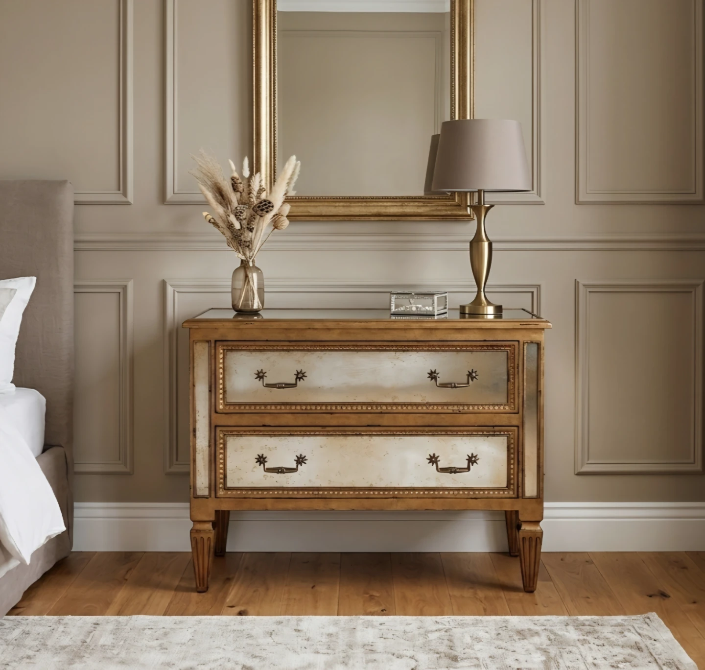 Theodore Alexander Verre Eglomisé Chest of Drawers - photo 2