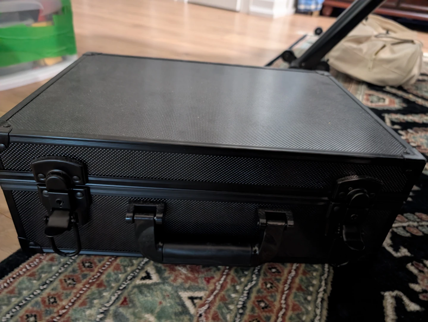 Black Aluminum Trading Card Storage Case - photo 3
