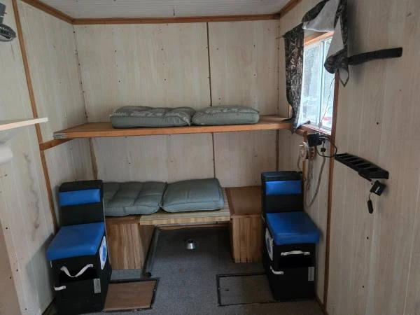 6x8 Mobile Ice Fishing Hut - Trailer with Lowering jacks - photo 2