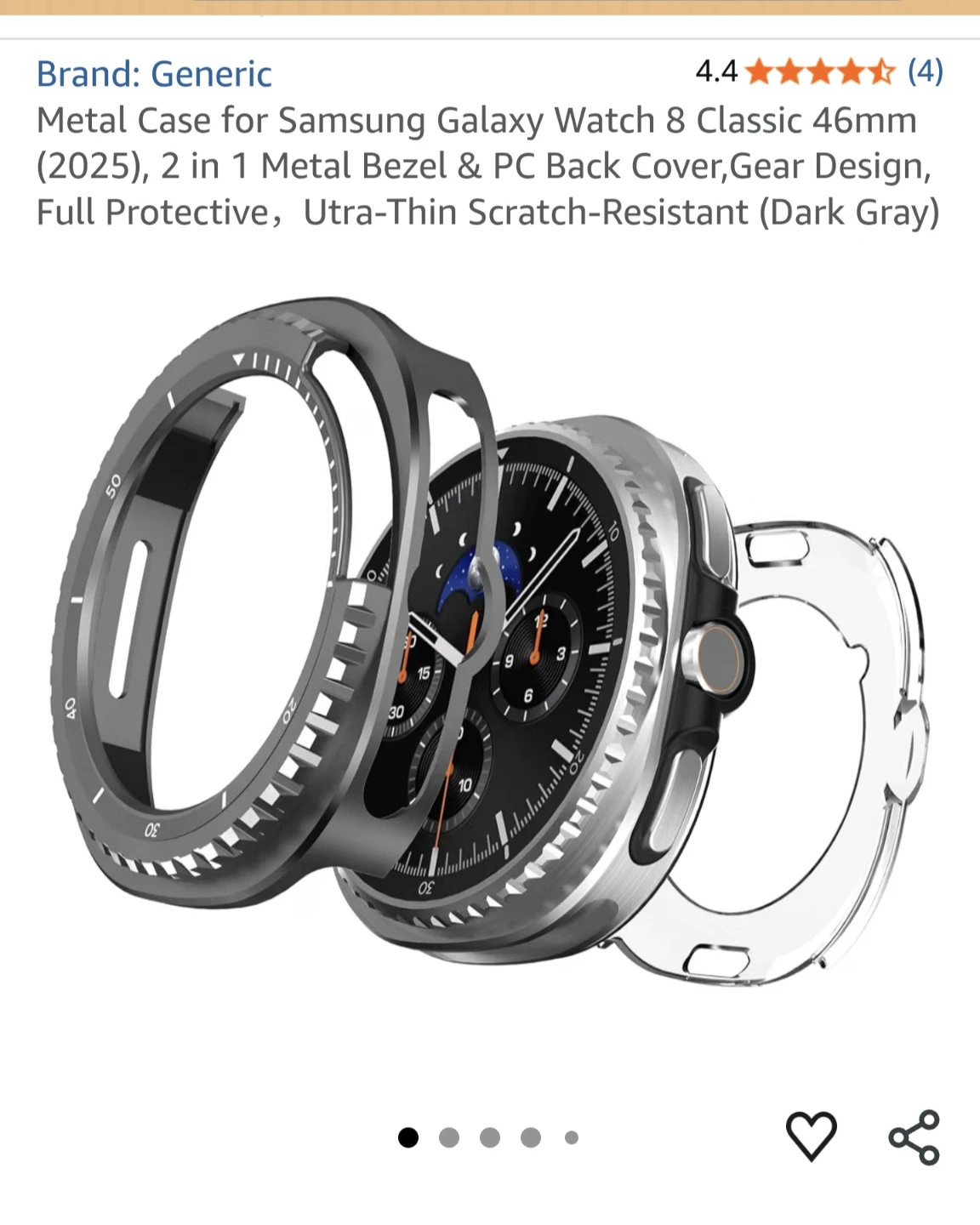 Samsung Galaxy Watch 8 Classic Case and Bezel Cover - photo 5