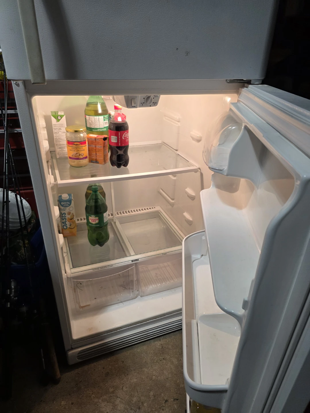 White Top-Freezer Refrigerator - photo 2