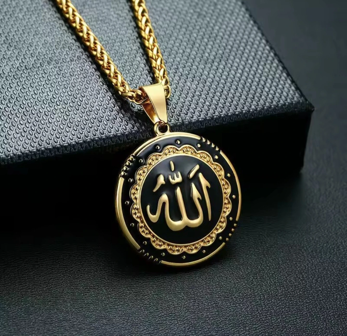 Gold-Tone Allah Pendant Necklace
