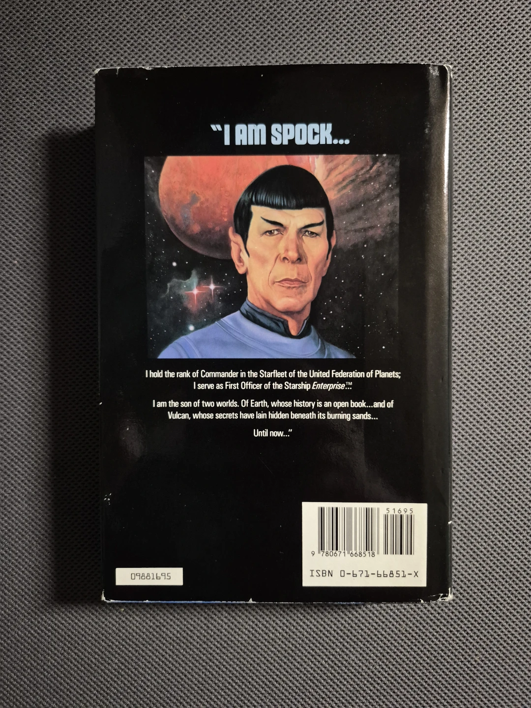 Star Trek: Spock's World (1st Edition - HC) - photo 2
