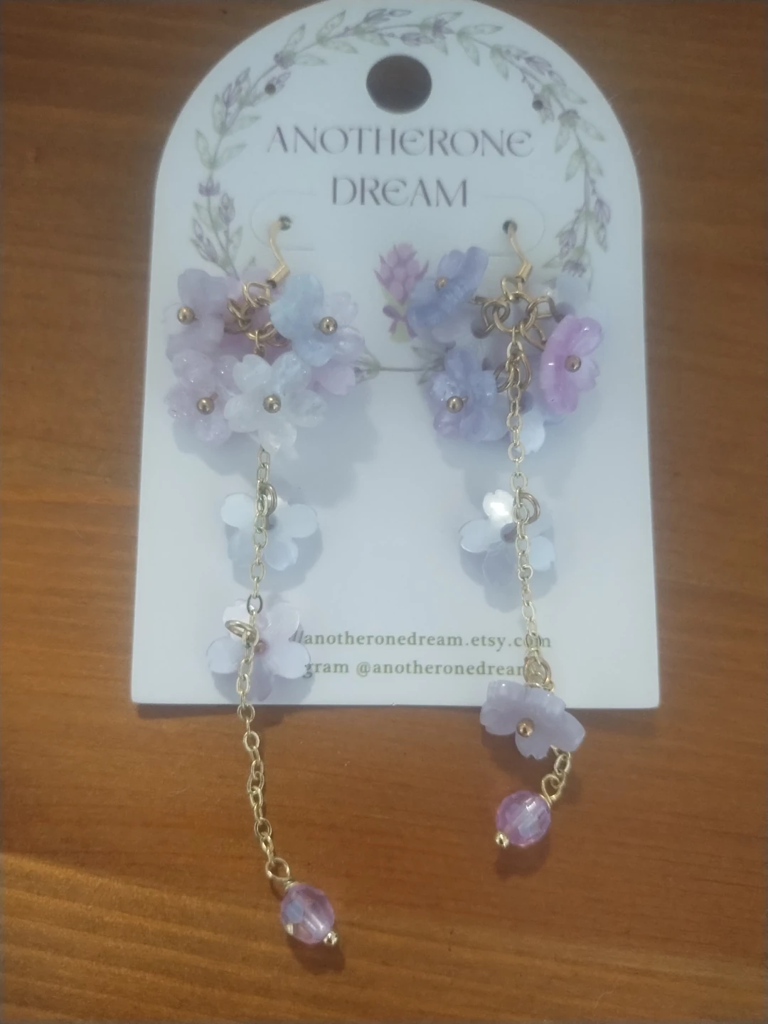 Another One Dream Floral Dangle Earrings