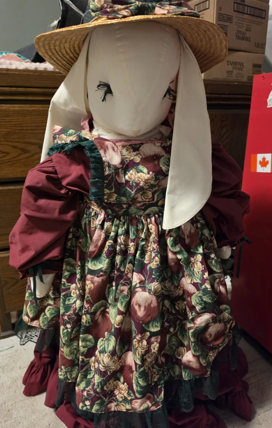 Vintage Fabric Bunny Doll - photo 3