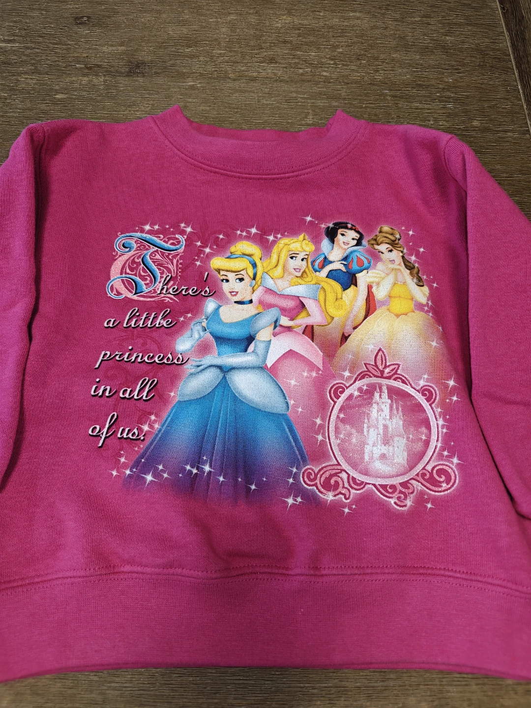 Disney Store Princess Sweatshirt Size 2-3