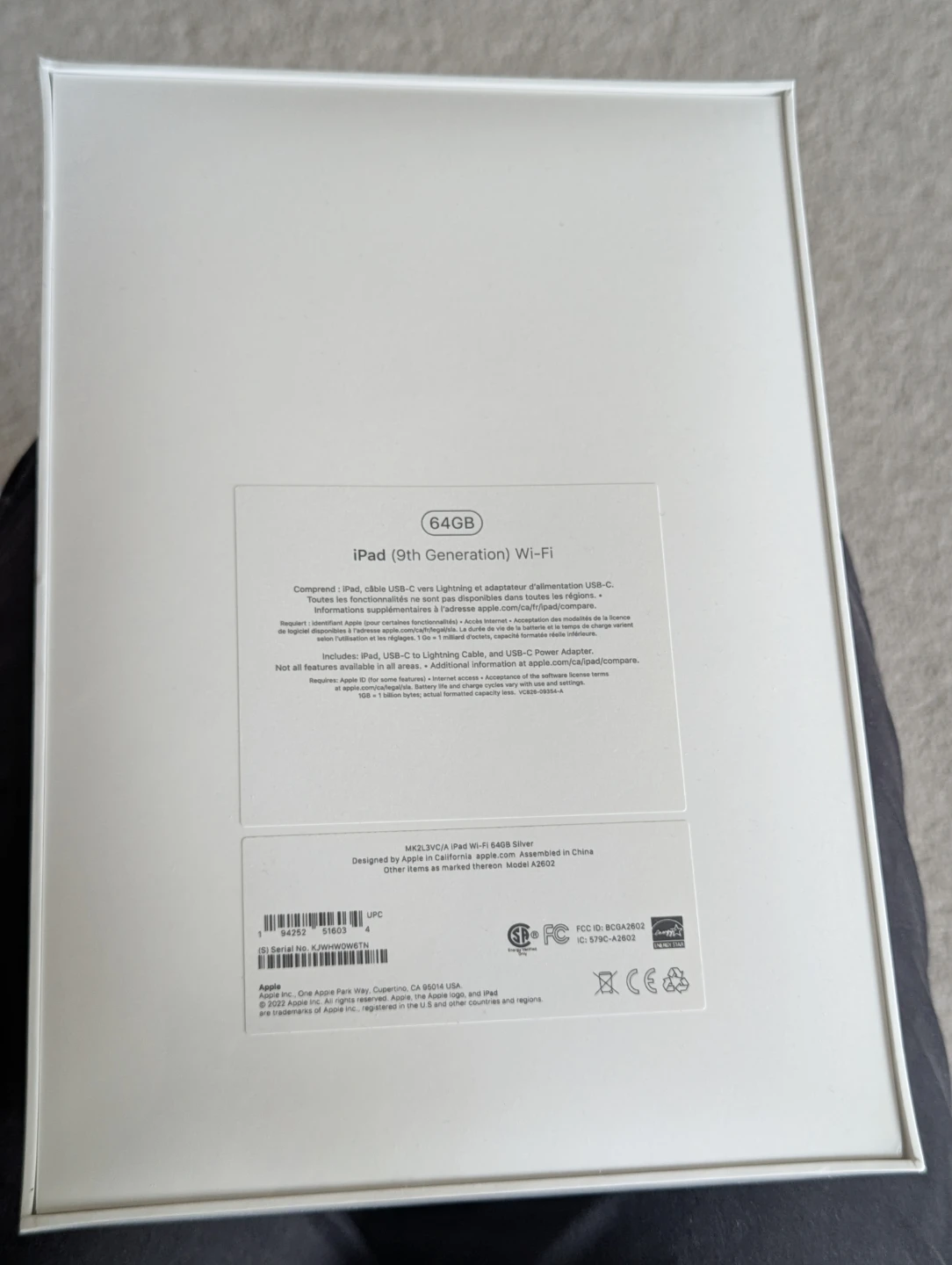 New Silver Apple iPad 9th Gen 64GB Wi-Fi - photo 5