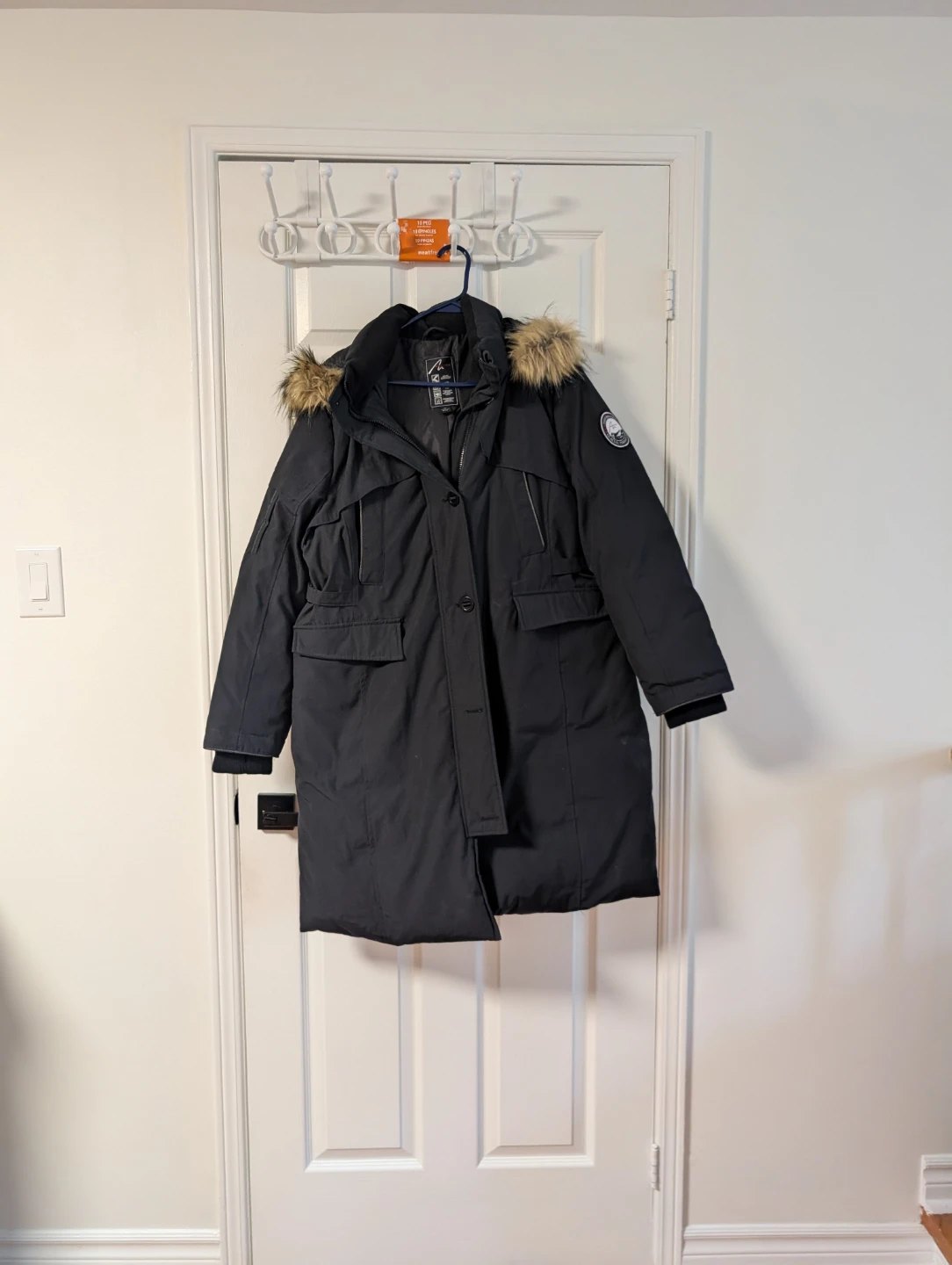 Woods Parka Coat - Black