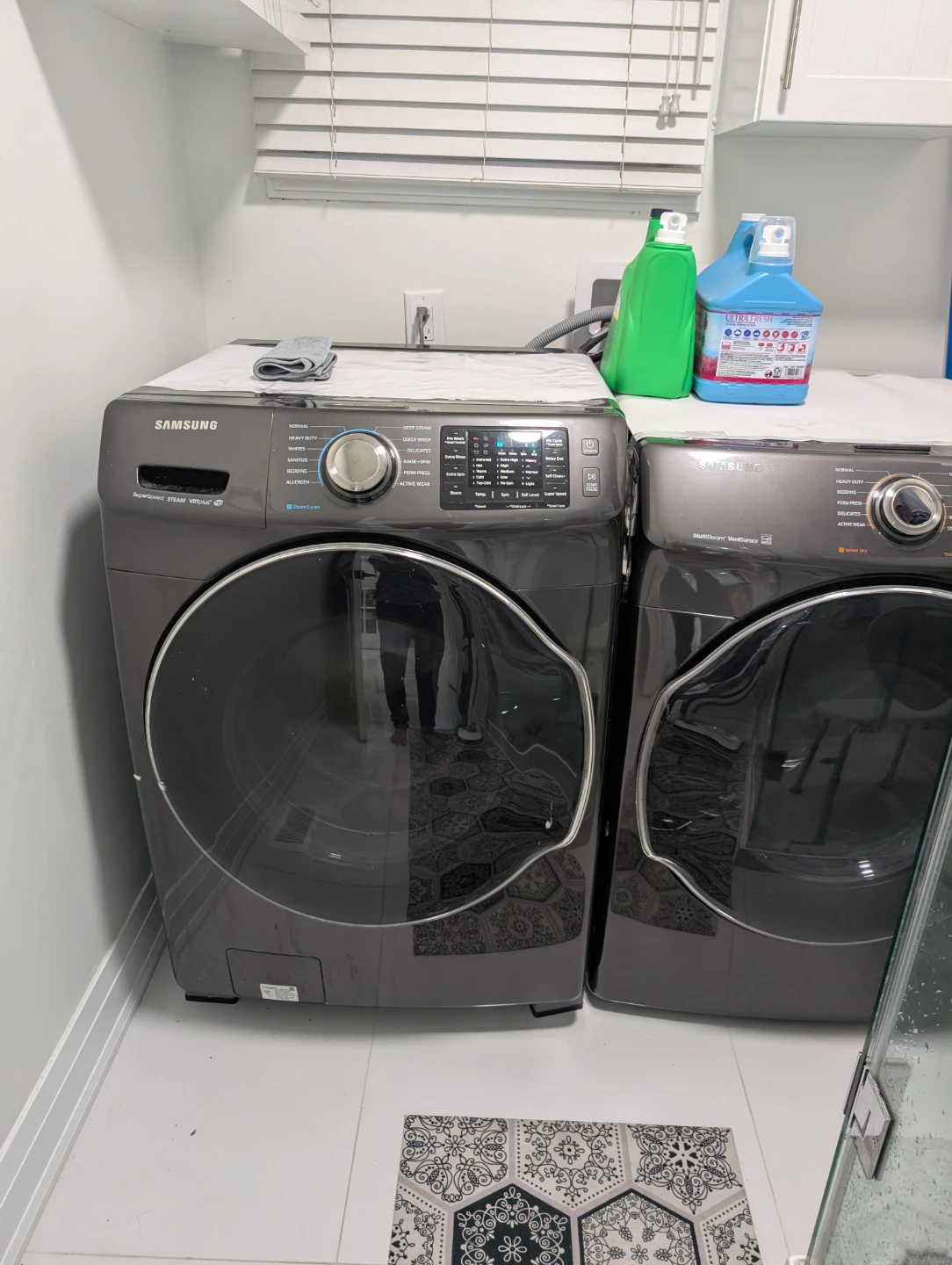 Samsung SuperSpeed Steam Washer and dryer  $300 and washer $180