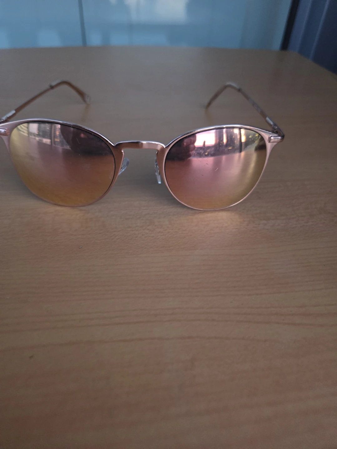 Rose Gold Round Sunglasses - photo 2