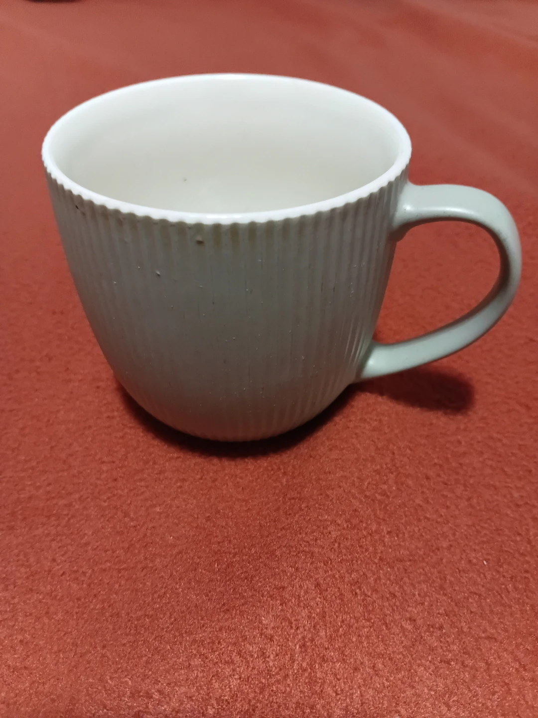 Ribbed Ceramic Mug