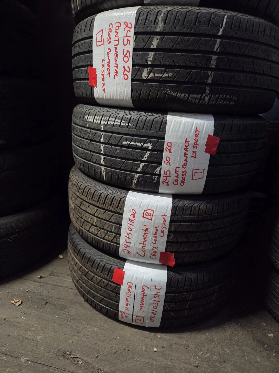 Set of 4 Continental CrossContact LX Sport Tires