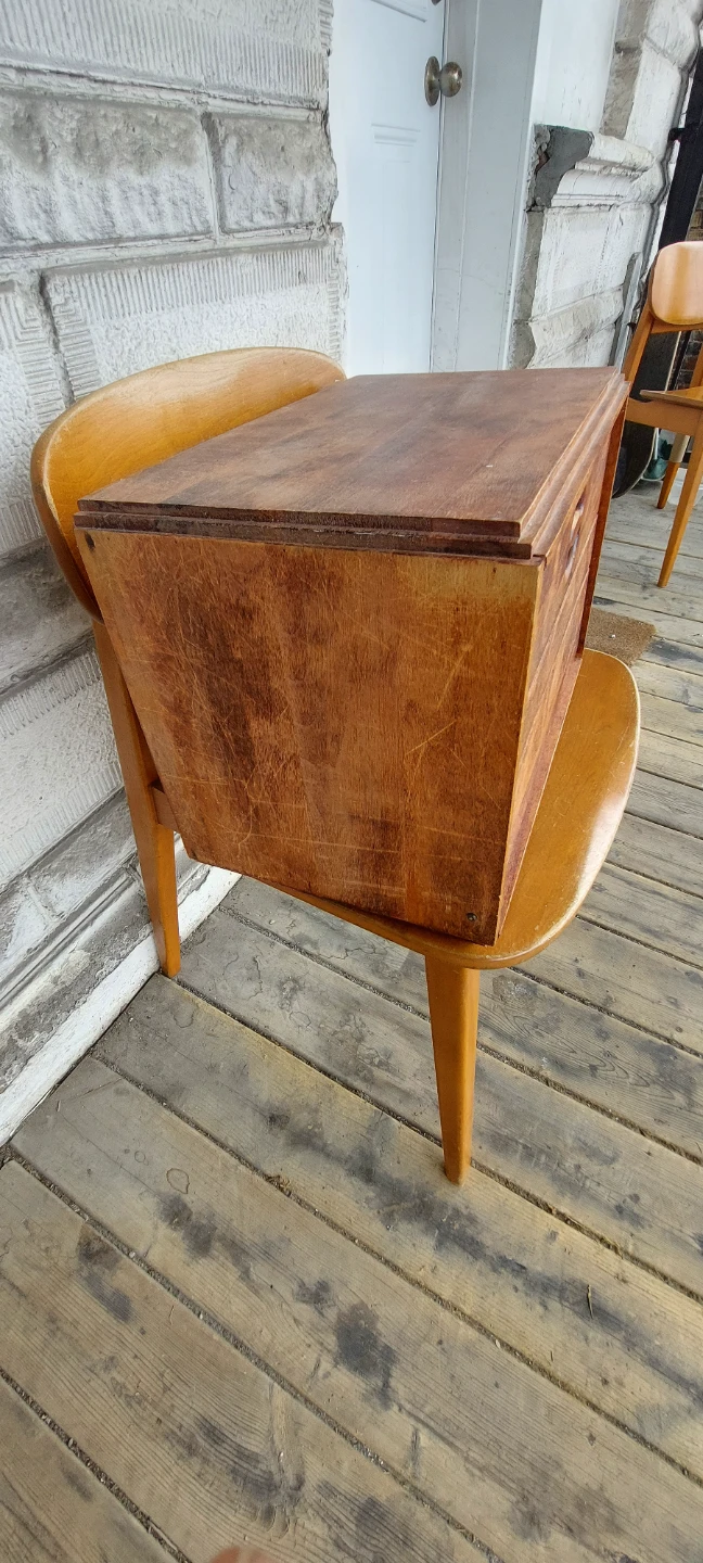 Vintage Wooden Bread Box - photo 5