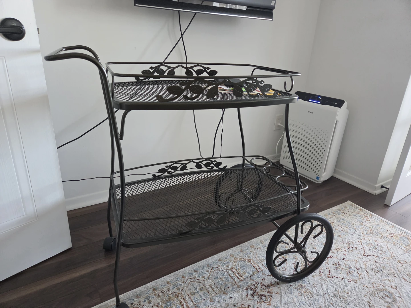 Metal Serving Cart