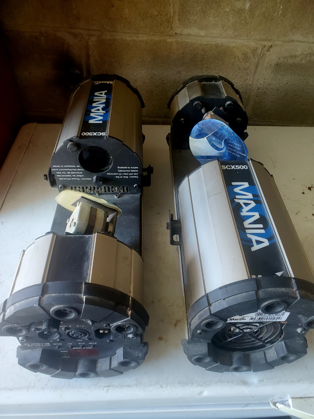 Two Martin Mania SCX500 Scanners