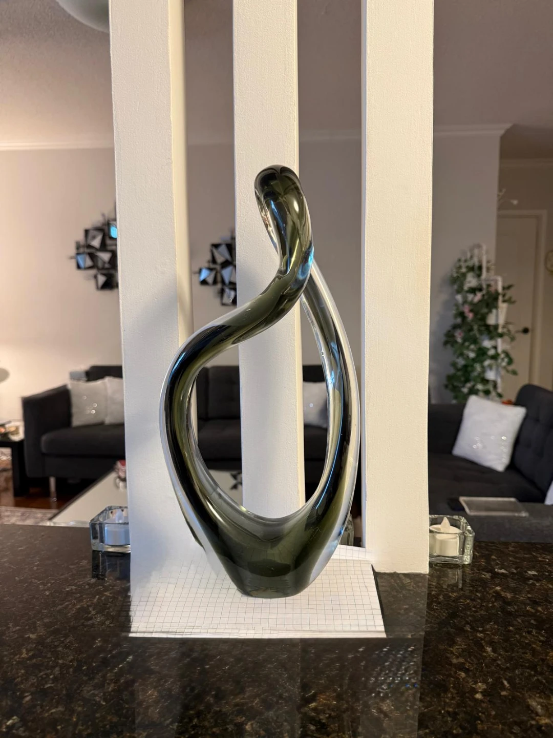 Abstract Glass Sculpture - photo 2
