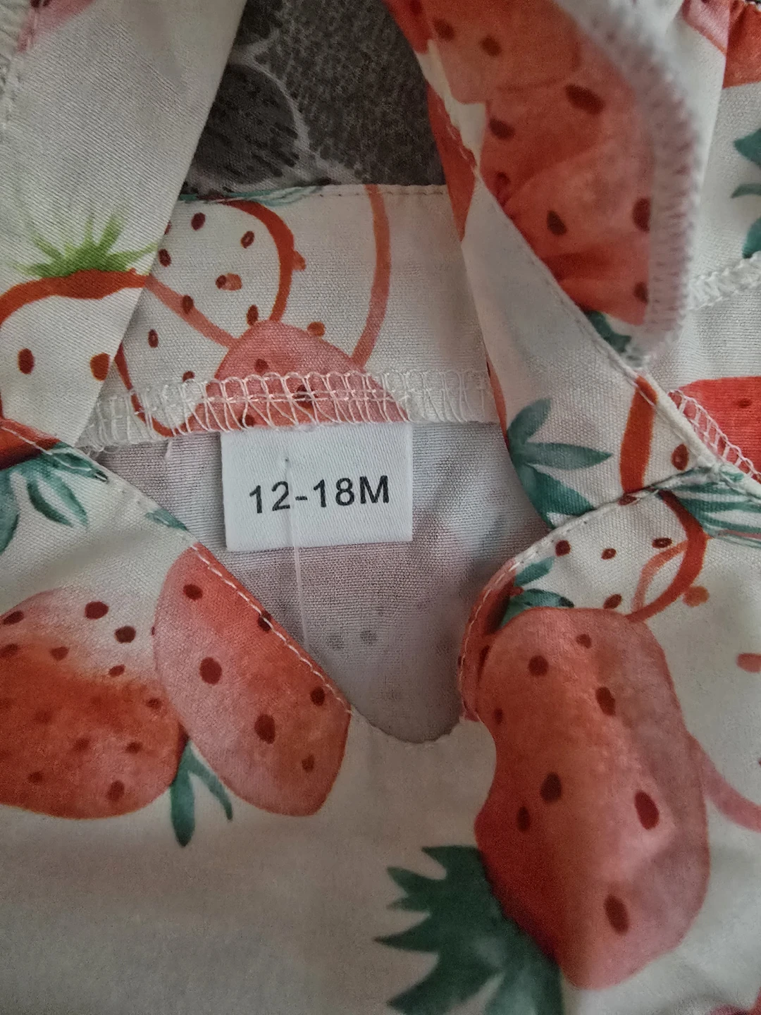 Baby Girl Strawberry Print Dress - photo 2