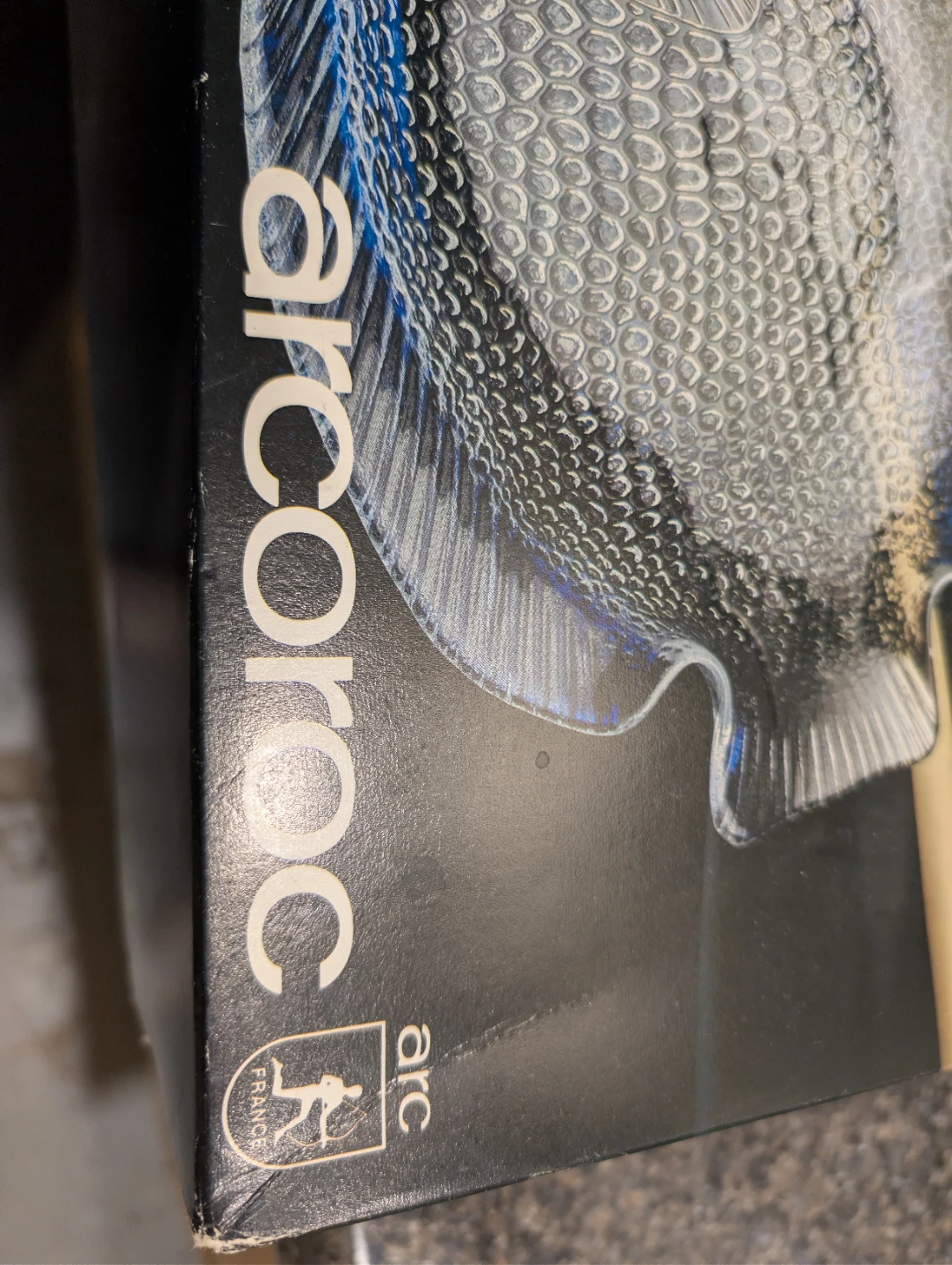 Arcoroc France Fish Shaped  Glass  Plates, Set of 6 - photo 2