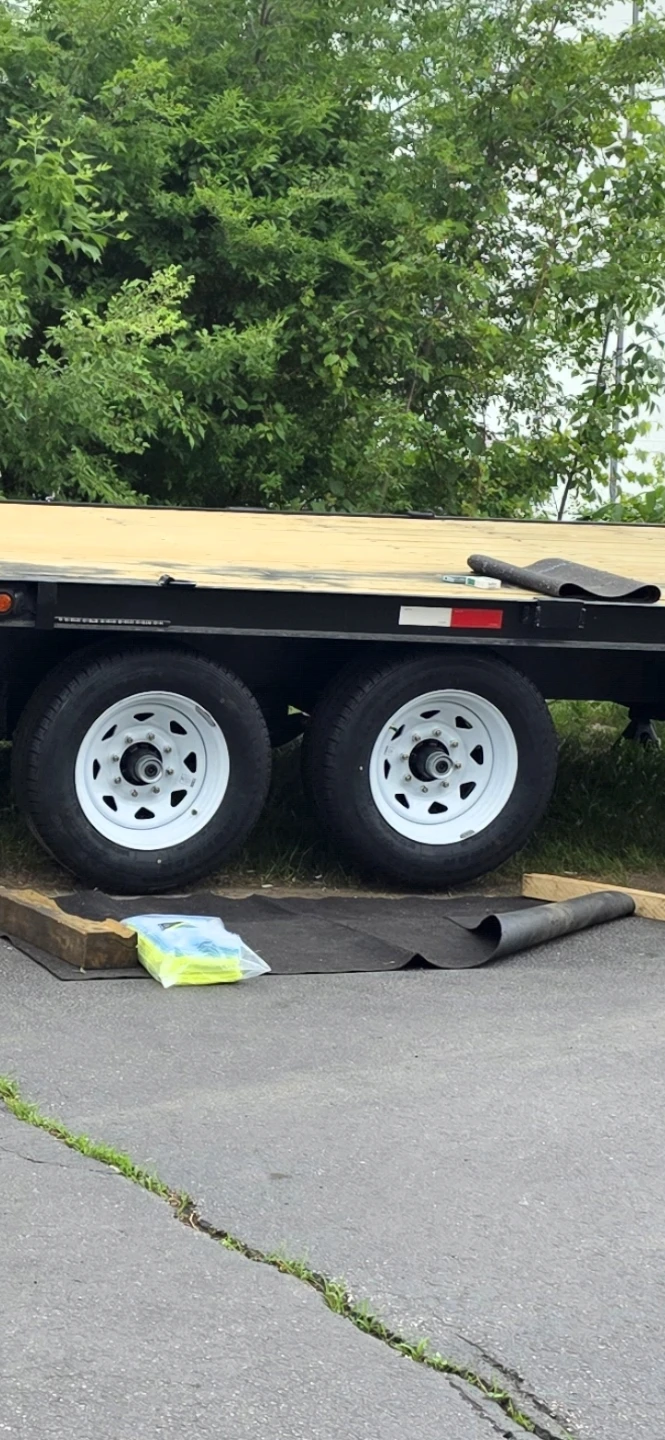 Utility trailer flatbed deck over 20x8 ft - photo 5