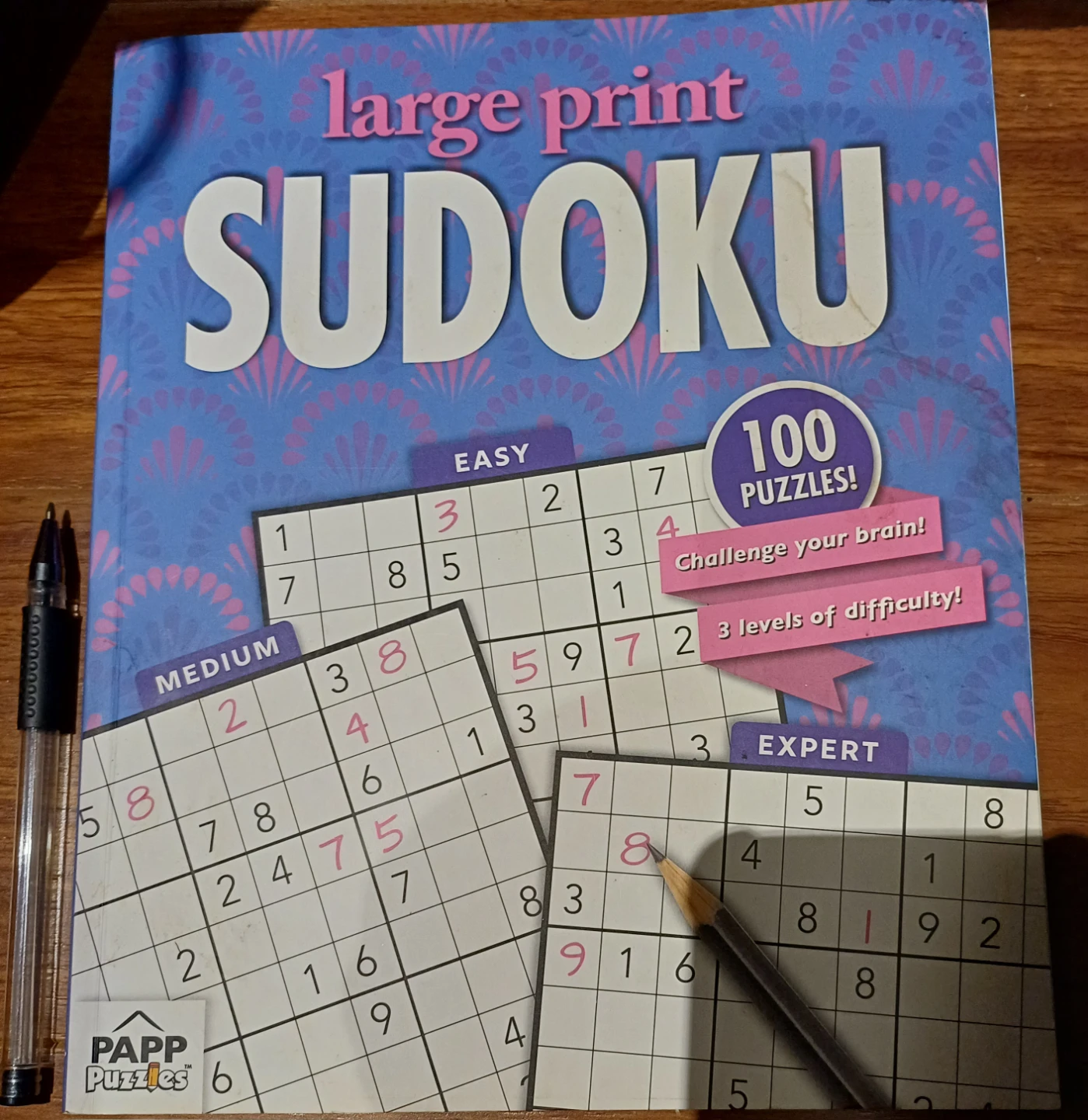 Papp Puzzles Large Print Sudoku Book