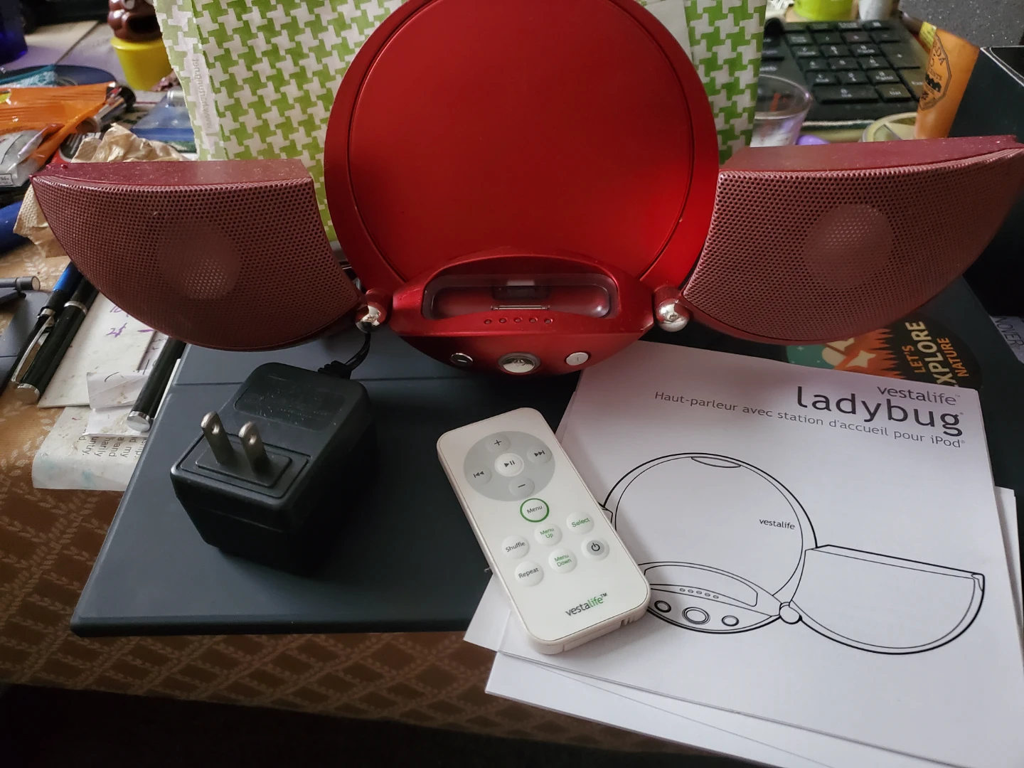 Vestalife Ladybug iPod Speaker Dock