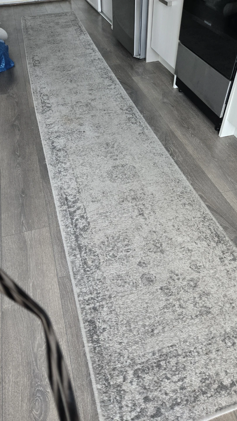 Grey Runner Rug 13'x2'