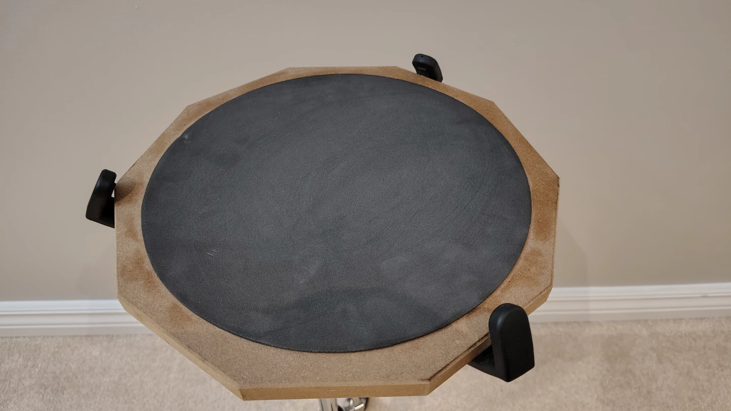 Kmise Drum Practice Pad with Adjustable Stand and Book - photo 3