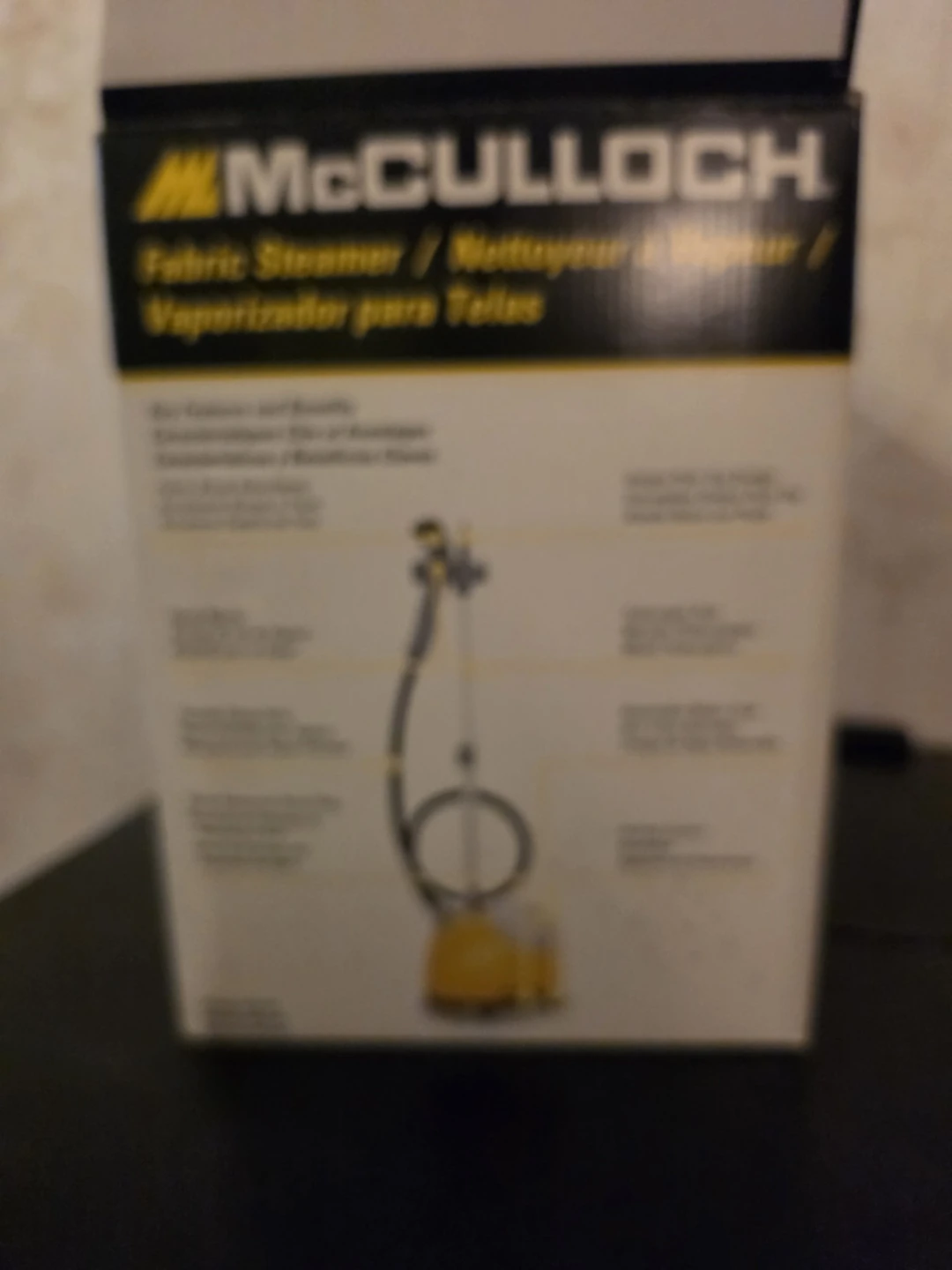 McCulloch MC1407 Upright Fabric/Garment Steamer – 1500W - photo 2