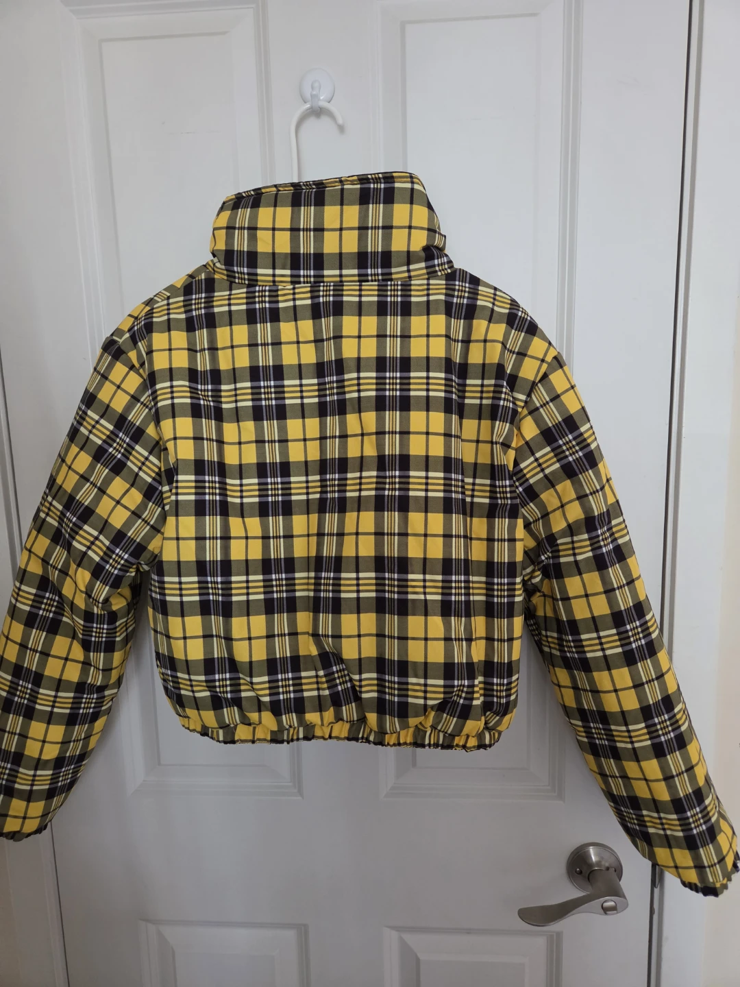 Reversible Plaid Puffer Jacket - photo 5